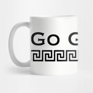 Black Go Greek Mug